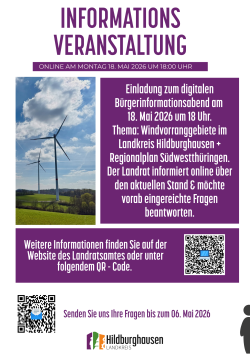 Informationsveranstaltung des Landrates