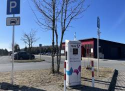 Ladesäule Parkplatz Rennsteighaus